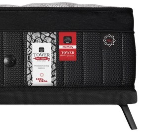 Linea Strom Tower Max Red Zipper &amp; Memory Στρώμα (131-140)x200x28cm