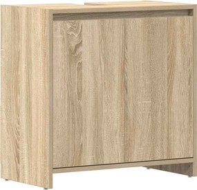 vidaXL Ντουλάπι Νιπτήρα Sonoma Δρυς 60 x 33 x 60 εκ. από Επεξ. Ξύλο
