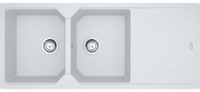 Franke Urban UBG 621 Polar White Γρανιτένιος Νεροχύτης 80cm