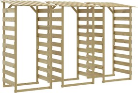 vidaXL Πέργκολες με Οροφή 3 τεμ. 100x90x200 εκ. από Εμποτισμένο Πεύκο