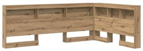vidaXL Κεφαλάρι Αποθήκης artisan δρυς 120 cm Επεξεργασμένο ξύλο