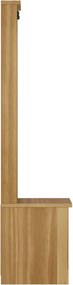 VidaXL Δέντρο χωλ "SANDNES" 45x40x159,5 εκ.Πεύκο μασίφ ξύλο