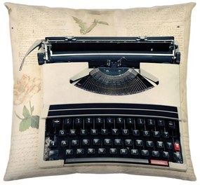 Μαξιλάρι Διακοσμητικό (Με Γέμιση) 1044 Beige-Black Vesta Home 50Χ50 100% Cotton
