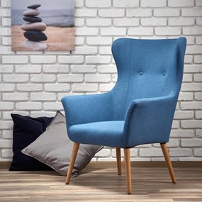 COTTO leisure chair, color: blue DIOMMI V-CH-COTTO-FOT-NIEBIESKI