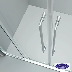 Devon Elli Slider Chrome Nano 170x200 - Καμπίνα Από Τοίχο Σε Τοίχο