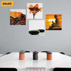 Σετ εικόνων Φενγκ Σούι σε μοναδικό στυλ - 4x 40x40