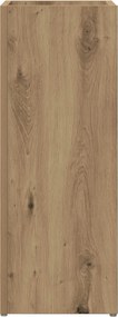 vidaXL Σχέδιο &amp; βάση αποθήκευσης Artisan Oak 25 x 24,5 x 64 εκ.