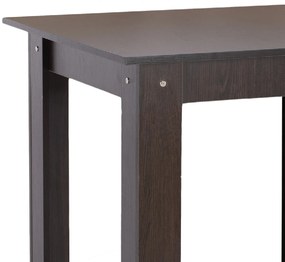 ΤΡΑΠΕΖΙ ΚΟΥΖΙΝΑΣ KELVIN 110x80x77Υεκ. WENGE HM2428.02