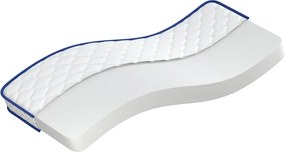 vidaXL Στρώμα με Αφρό Μνήμης Λευκό 80x200x17 εκ. μαλακό