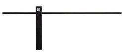 Απλίκα Φωτιστικό Τοίχου LED 6W IP23 3000K Impulse 8115 Nowodvorski-8115-Μαύρο 8115