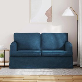 vidaXL Καναπές Μπλε 144 x 80 x 85 εκ ύφασμα