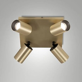 Φωτιστικό Οροφής - Spot Flores 3801-84-119 Satined Brass Fabas Luce