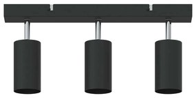 vidaXL Σποτ οροφής Μαύρο 38 x 5.5 x 16.5 εκ Ατσάλι