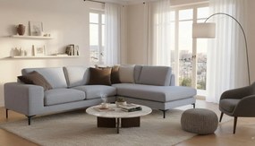 Γωνιακός καναπές Senso-Αριστερή-270φ 200β εκ.-Γκρι Anoixto