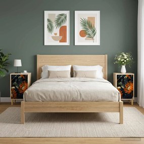 vidaXL Κομοδίνο LOCHEM 2 τμχ. Sonoma Δρυς 36 x 33 x 60 εκ