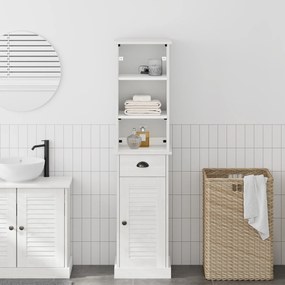 vidaXL Σετ Επίπλων Μπάνιου 2 pcs Καφέ και Λευκό 37 x 34 x 150 εκ