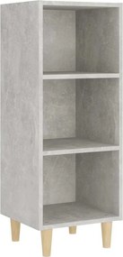VidaXL Ντουλάπι Γκρι Σκυροδέματος 34,5x32,5x90 εκ. Επεξεργασμένο Ξύλο