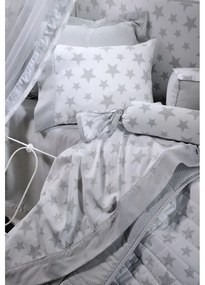 Σεντόνια Βρεφικά 768 (Σετ 3τμχ) Grey Down Town Cradle 125x175cm 100% Cotton Satin