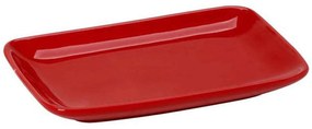 Πιατάκι Πορσελάνινο Ορθογώνιο Σετ 2 τμχ BEH115K12 14,5x9,3x1,8cm Red Espiel Πορσελάνη