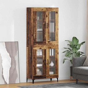 Highboard Παλιό Ξύλο 69,5 x 34 x 180 εκ. Επεξεργασμένο ξύλο
