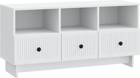 vidaXL Ντουλάπι TV Λευκό 102 x 34,5 x 50 εκ. Επεξεργασμένο Ξύλο