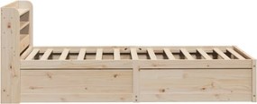vidaXL Πλαίσιο Κρεβατιού Κεφαλάρι 75x190εκ. Μασίφ Πεύκο