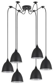 Κρεμαστό Φωτιστικό Οροφής Μαύρο ADEPT PENDANT 77-9049 Homelighting-77-9049-Μαύρο 77-9049