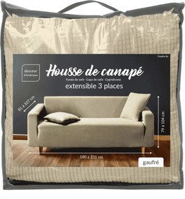 ΚΑΛΎΜΜΑΤΑ ΚΑΝΑΠΈ SOFA COVER 180 - 230 CM WAFFLED SACHA LIN DOUCEUR