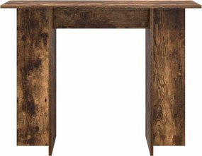 vidaXL Τραπέζι κονσόλας Καπνιστή Δρυς 100 x 30 x 75 εκ