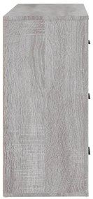 vidaXL Ντουλάπι Γκρι Sonoma 80x33x70 εκ. από Επεξεργασμένο Ξύλο
