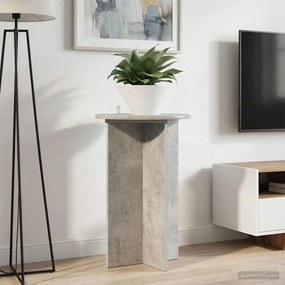 vidaXL Βάση φυτών 2 τεμ. Γκρι Σκυροδέματος Ø40 x 60 εκ.