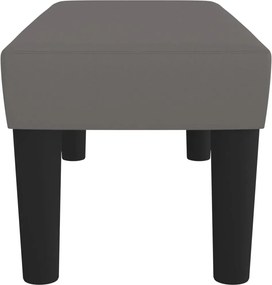 vidaXL Πάγκος Γκρι 70 x 30 x 30 εκ. από Συνθετικό Δέρμα