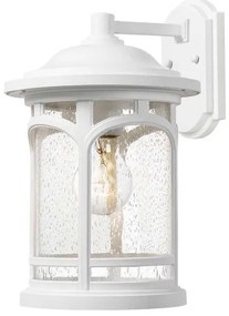 Φανάρι Απλίκα Φωτιστικό Τοίχου 1xE27 Λευκό IP44 37cm Marblehead QZ-MARBLEHEAD-M-WHT Elstead Lighting-QZ-MARBLEHEAD-M-WHT-Λε QZ-MARBLEHEAD-M-WHT