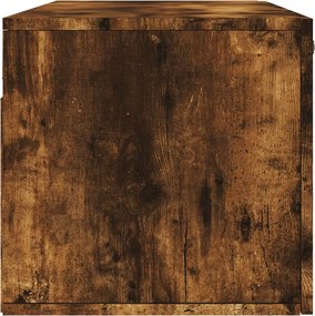 vidaXL Ντουλάπι Τοίχου Καπνιστή δρυς 100x36,5x35εκ. Επεξεργασμένο Ξύλο