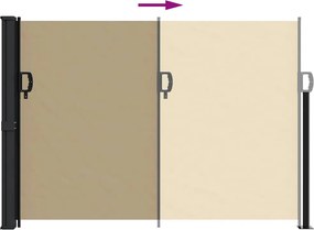 vidaXL Σκίαστρο Πλαϊνό Συρόμενο Μπεζ 140 x 300 εκ.