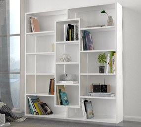 Βιβλιοθήκη Λευκό AMPLE 125x22x135,7