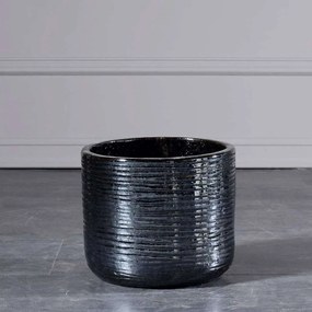 Κασπώ Κεραμικό Mirror A-1740-8 24x24x20cm Silver Supergreens Κεραμικό