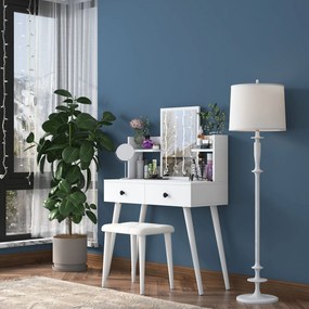 Τουαλέτα Μακιγιάζ Λευκό BUREFLO 103x40x133.8