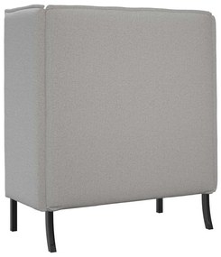 vidaXL Καναπές Υψηλής Πλάτης Σκούρο γκρι 109 x 56 x 121 εκ. ύφασμα