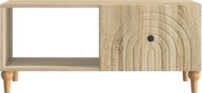 vidaXL Τραπεζάκι σαλονιού Sonoma Δρυς 90 x 50 x 40 cm