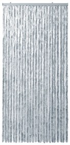 vidaXL Σήτα Εντόμων Λευκή / Γκρι 100 x 200 εκ. από Σενίλ