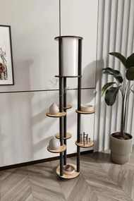 Επιδαπέδιο Φωτιστικό με 6 Ράφια 50x50x140 cm