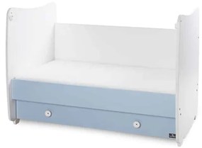 Βρεφικό κρεβάτι DREAM  70x140εκ. White + Baby Blue 10150440039A  Lorelli (Δώρο Πάντα Προστασίας)