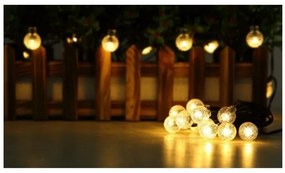 Ηλιακή Διακοσμητική Γιρλάντα 20xLED 0,06W Μαύρο ΙΡ44 2,80m 36802-20 Globo Lighting. -36802-20-Μαύρο 36802-20