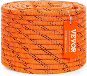 VEVOR Arborist Tree Climbing Rope Double Braid Polyester 0,95 cm (3/8") x 36,6 m (120') 48-Strand