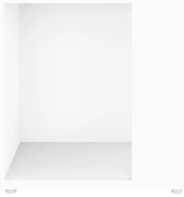 vidaXL Τραπέζι Βοηθητικό Λευκό 33 x 33 x 34,5 εκ. από Επεξ. Ξύλο