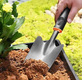 Μεταλλικό Φτυάρι Χειρός με Πλαστική Λαβή 31x9cm