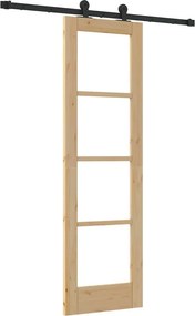 vidaXL Συρόμενη Πόρτα ORKDAL Φυσικό 61 x 198,5 εκ.