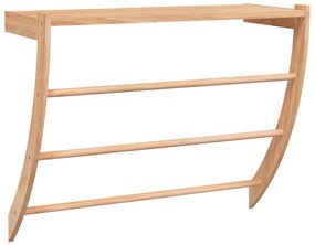 vidaXL Κρεμάστρα για Πετσέτες 60x25,5x49 εκ. από Μασίφ Ξύλο Καρυδιάς