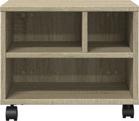 vidaXL Βάση Εκτυπωτή με Ρόδες Sonoma Δρυς 41x32x34,5 εκ.